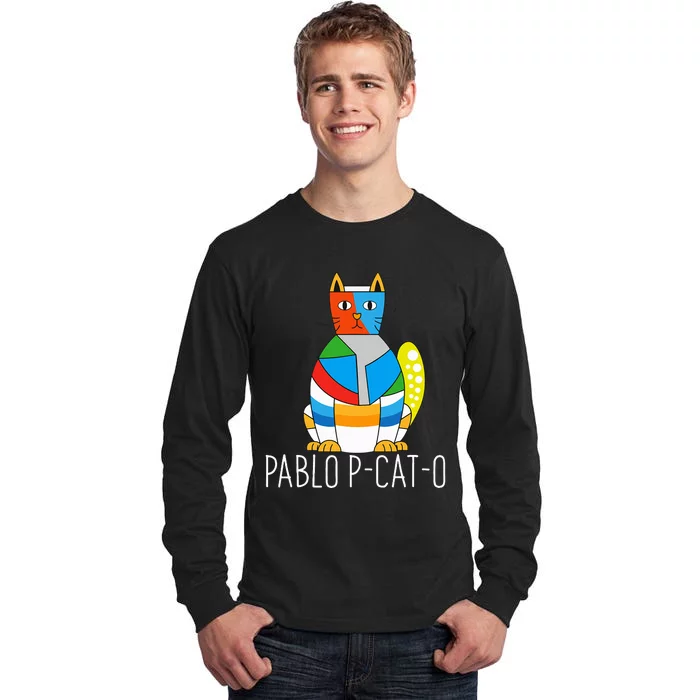 Pablo Pcato Famous Artist Picatsso Art Teacher Tall Long Sleeve T-Shirt