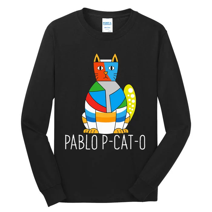 Pablo Pcato Famous Artist Picatsso Art Teacher Tall Long Sleeve T-Shirt