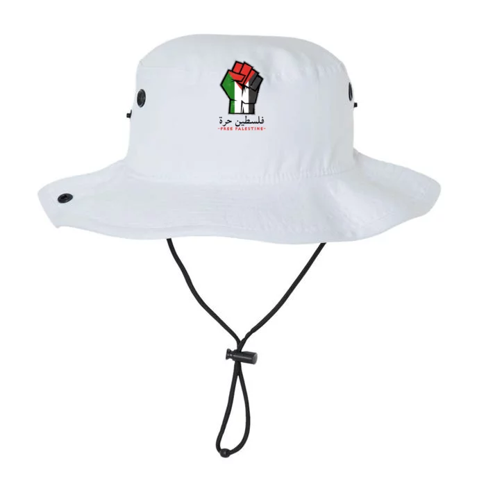 Palestine Palestine Flag Arabic Calligraphy Free Palestine Gift Legacy Cool Fit Booney Bucket Hat