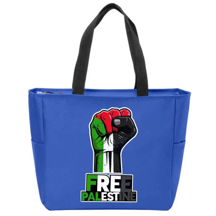 Palestine Palestine Flag Palestinian Fist Free Palestine Great Gift Zip Tote Bag