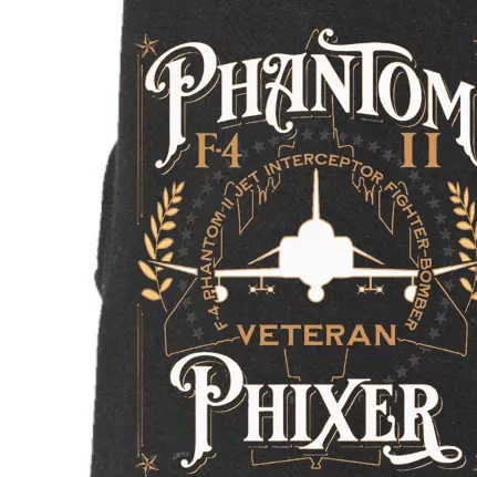 Phantom Phixer F4 Phantom Aircraft Maintainer Veteran Doggie 3-End Fleece Hoodie