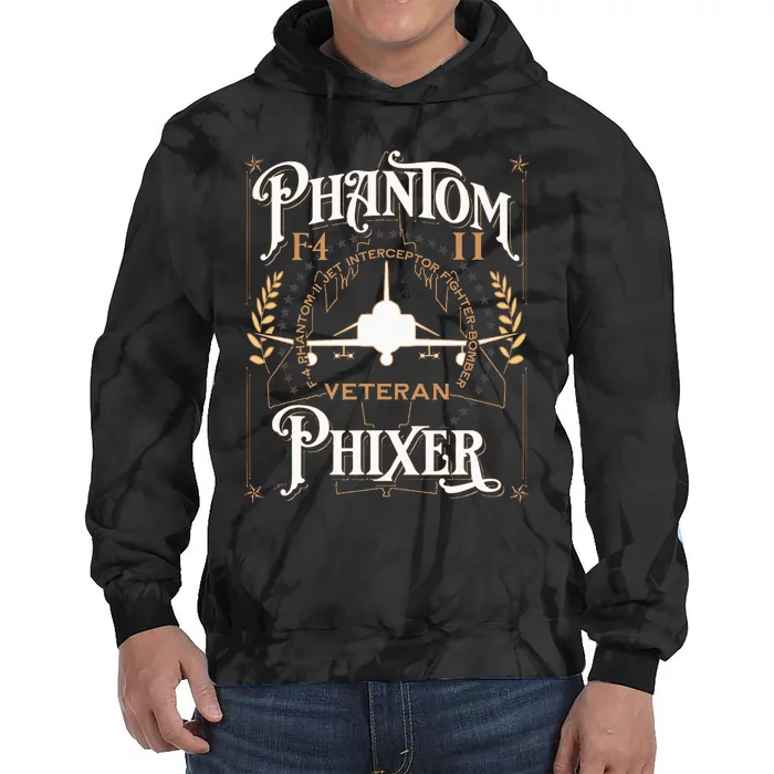 Phantom Phixer F4 Phantom Aircraft Maintainer Veteran Tie Dye Hoodie