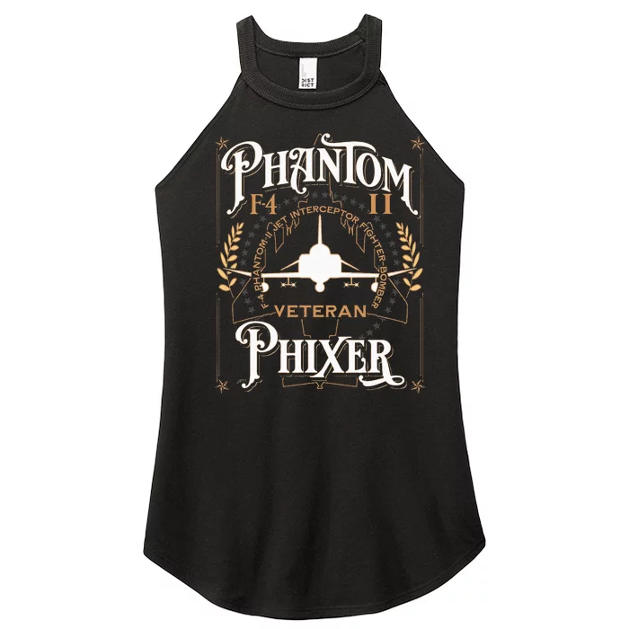 Phantom Phixer F4 Phantom Aircraft Maintainer Veteran Women’s Perfect Tri Rocker Tank