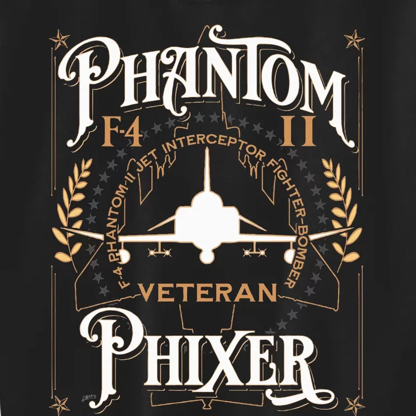 Phantom Phixer F4 Phantom Aircraft Maintainer Veteran Kids Sweatshirt