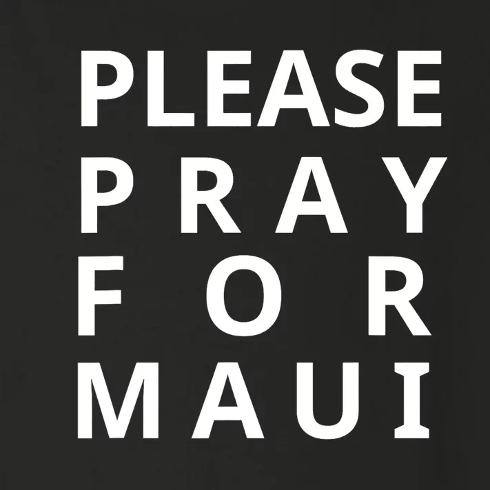 Please Pray For Maui Tee Maui Hawaii Tee Hawaiian Hibiscus Toddler Long Sleeve Shirt