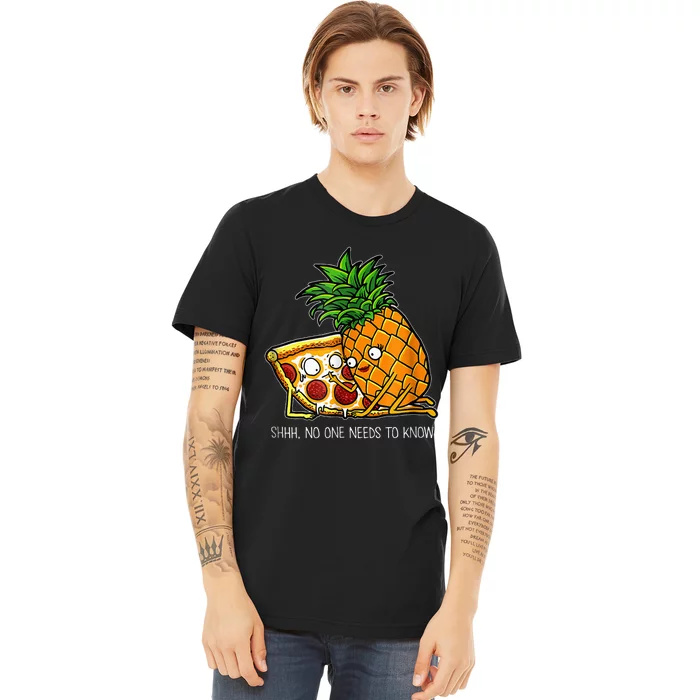 Pineapple Pizza Funny Pepperoni Pizzas Premium T-Shirt