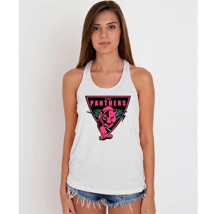 Pink Panthers FC Women's Knotted Racerback Tank