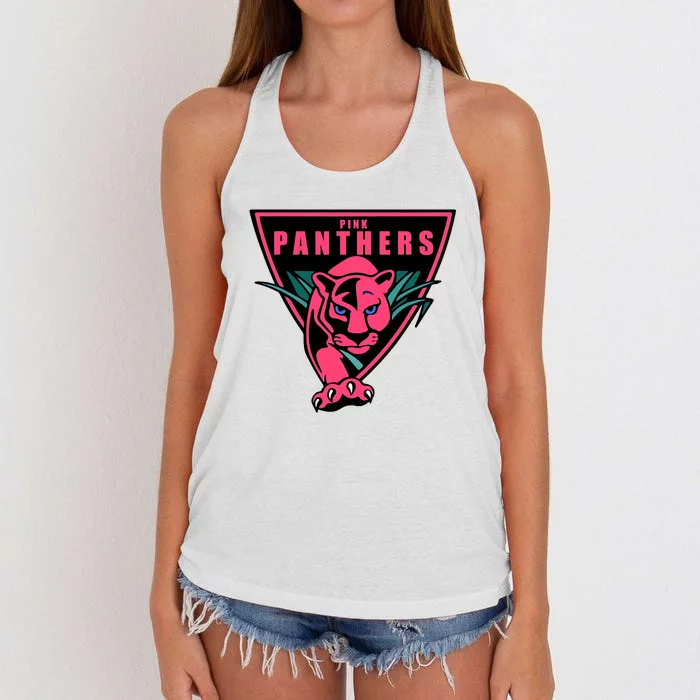 Pink Panthers FC Women's Knotted Racerback Tank