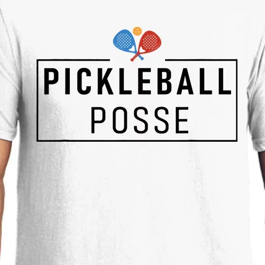 Pickleball Posse Funny Pickleball Quote For Pickeball Lovers Pajama Set