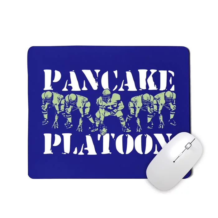 Pancake Platoon Funny Offensive Line Football Ogiftline Gift Mousepad