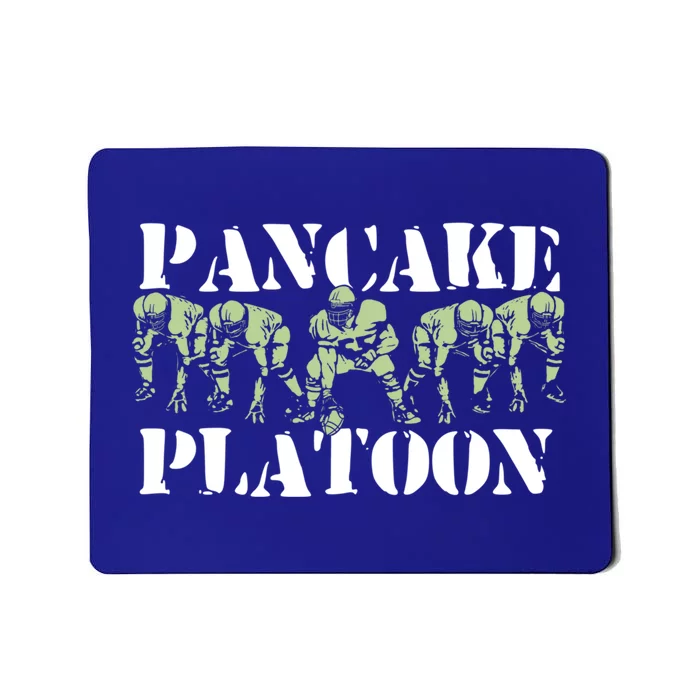 Pancake Platoon Funny Offensive Line Football Ogiftline Gift Mousepad