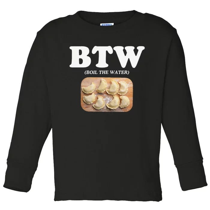 Pierogi Polish Food Toddler Long Sleeve Shirt