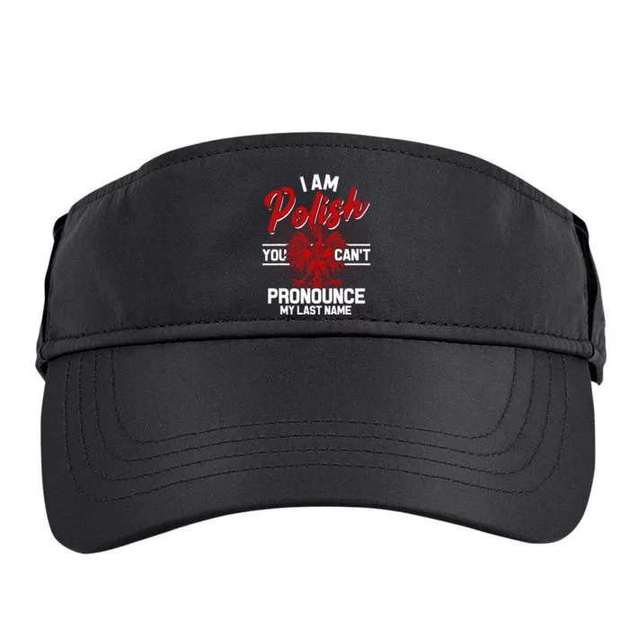 Polish Poland For Poland Polska Polin Eagle Krakow Adult Drive Performance Visor