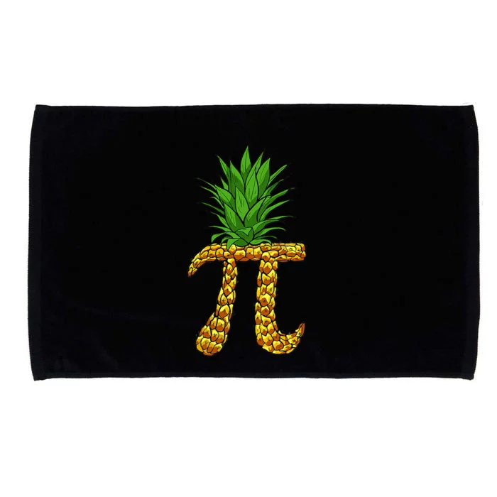 Pineapple Pi Funny Pi Day Pi Neapple Pi Microfiber Hand Towel