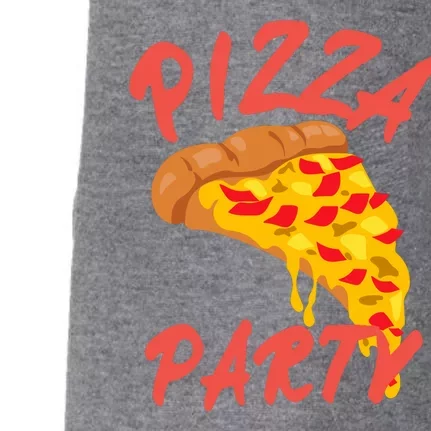 Pizza Party Funny Pizza Lovers Pizza Party Day Doggie 3-End Fleece Hoodie