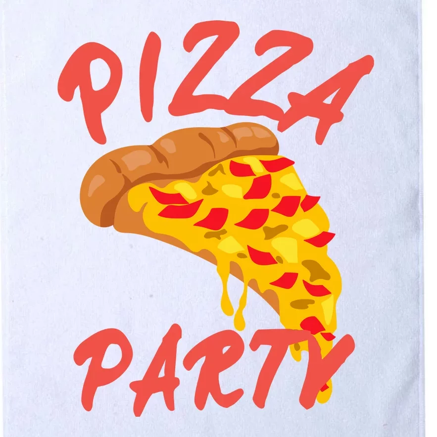 Pizza Party Funny Pizza Lovers Pizza Party Day Platinum Collection Golf Towel