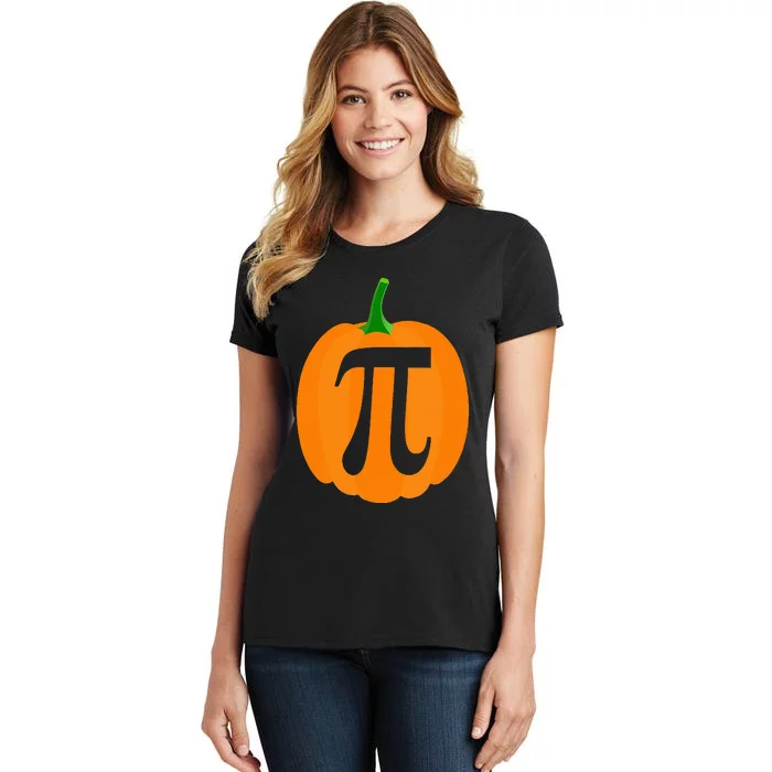 Pumpkin Pi Funny Halloween & Thanksgiving Pumpkin Pie Women's T-Shirt