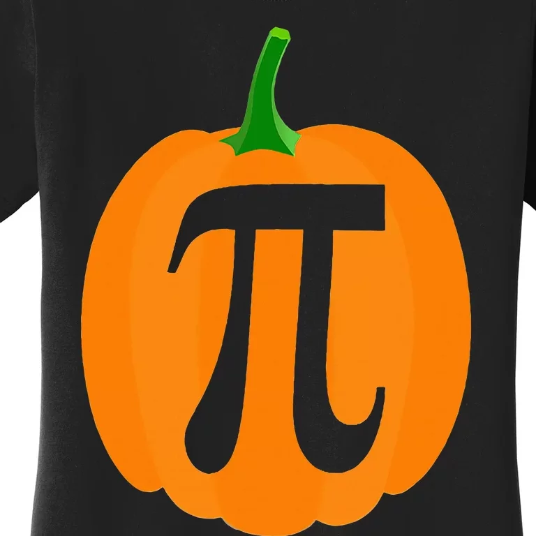 Pumpkin Pi Funny Halloween & Thanksgiving Pumpkin Pie Women's T-Shirt