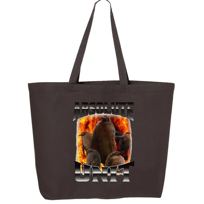 Pesto Penguin Funny Absolute Unit Bootleg Rap Fire Gift 25L Jumbo Tote