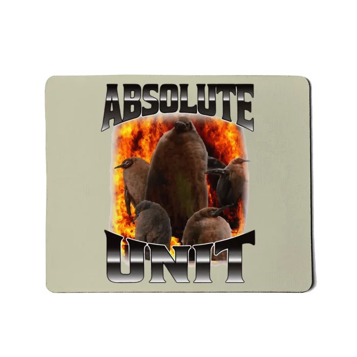 Pesto Penguin Funny Absolute Unit Bootleg Rap Fire Gift Mousepad