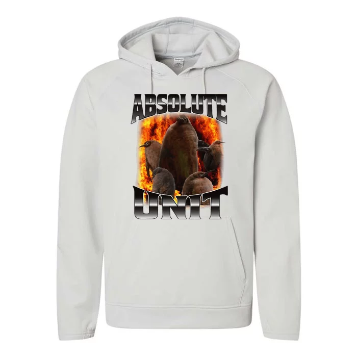 Pesto Penguin Funny Absolute Unit Bootleg Rap Fire Gift Performance Fleece Hoodie