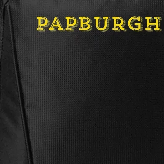 Papburgh Pap Fathers Day Birthday Gift Pittsburgh Pap Pap City Backpack