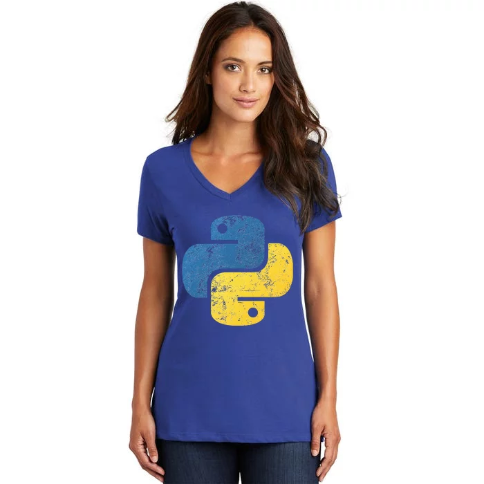 Python Programming For Programmers Women's V-Neck T-Shirt