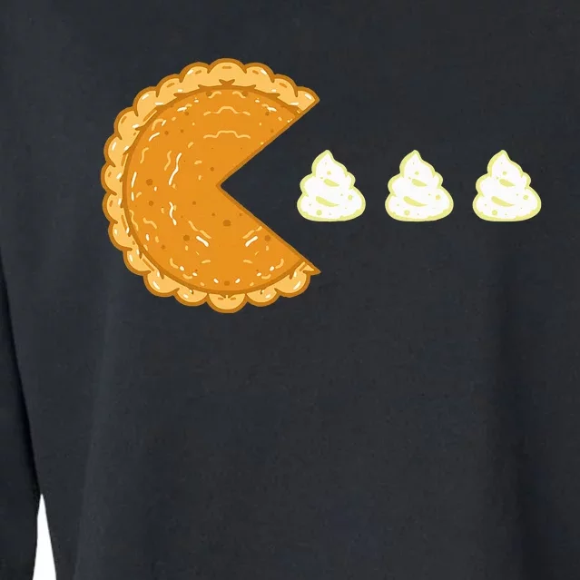 Pumpkin Pie Gamer Thanksgiving Cropped Pullover Crew