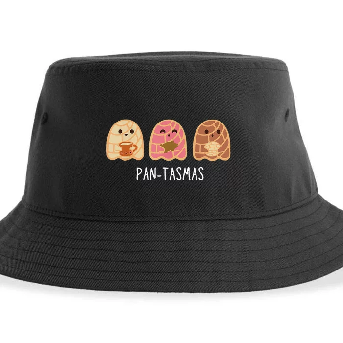 Pantasmas Pantasmas Ghost Spooky Conchas Mexican Ghost Sustainable Bucket Hat