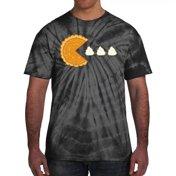 Pumpkin Pie Gamer Thanksgiving Tie-Dye T-Shirt