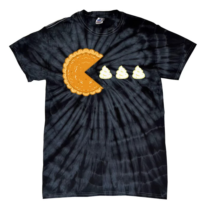 Pumpkin Pie Gamer Thanksgiving Tie-Dye T-Shirt