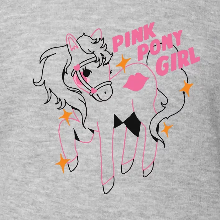 Pink Pony Girl Pink Pony Club Toddler Sweatshirt