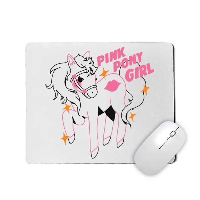 Pink Pony Girl Pink Pony Club Mousepad