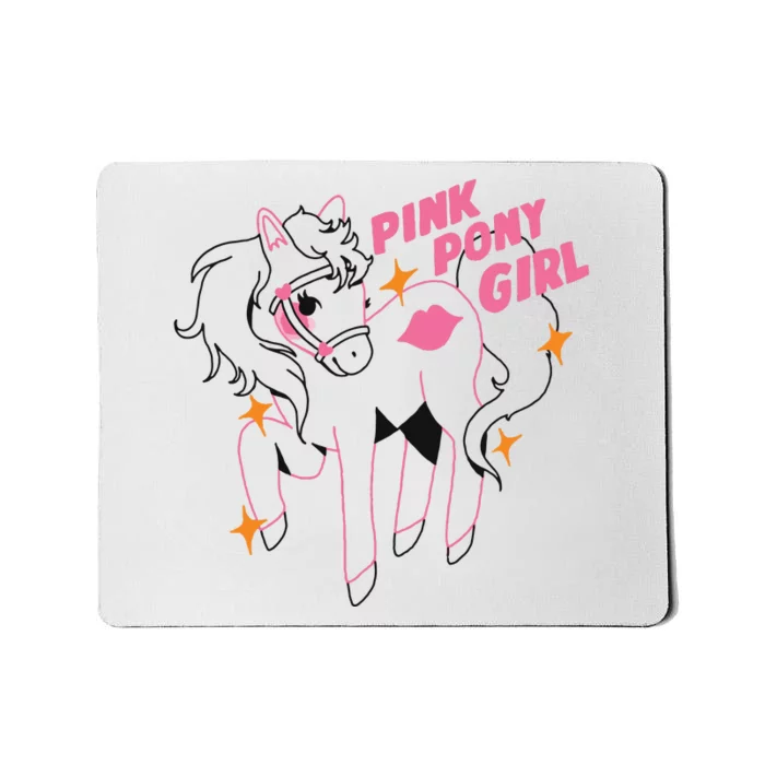 Pink Pony Girl Pink Pony Club Mousepad