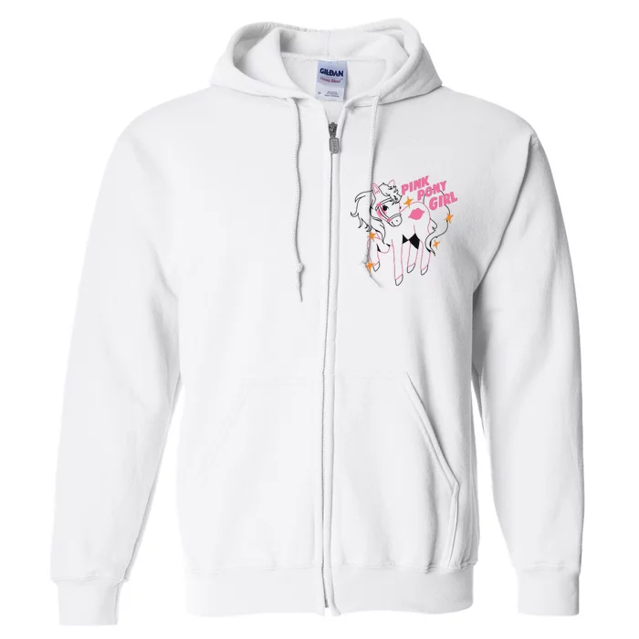 Pink Pony Girl Pink Pony Club Full Zip Hoodie