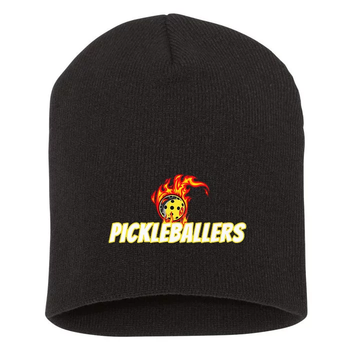 Pickleballers Pickleball Gear Short Acrylic Beanie