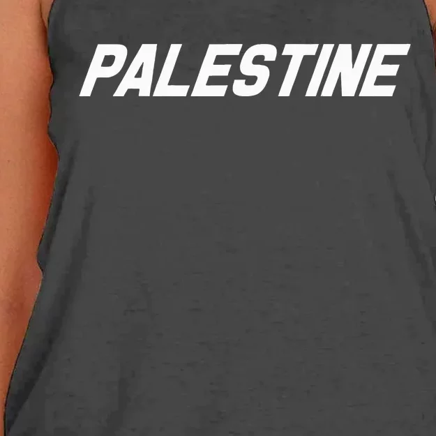 Palestine Palestina Gaza Free Palestinian Women's Knotted Racerback Tank