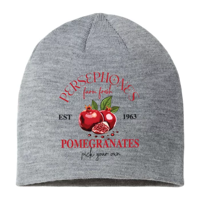 PersephoneS Pomegranates Greek Mythology 8 1/2in Sustainable Knit Beanie