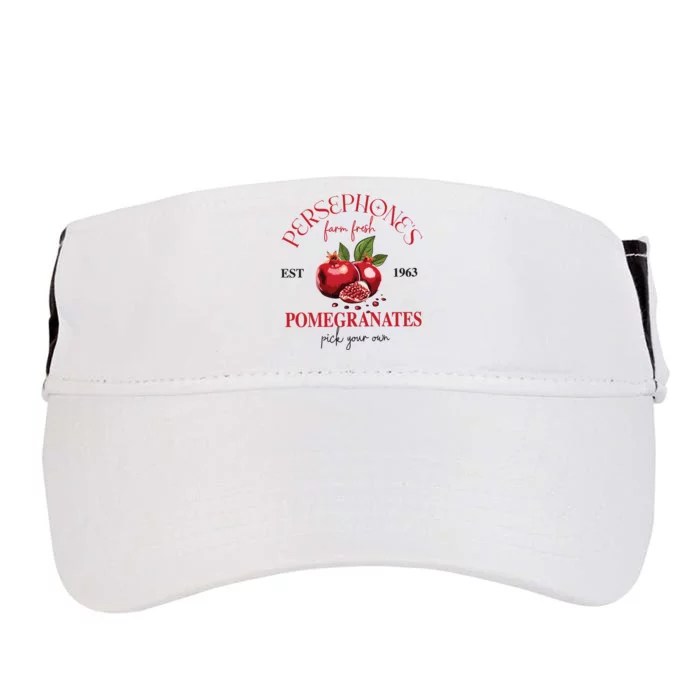 PersephoneS Pomegranates Greek Mythology Adult Drive Performance Visor