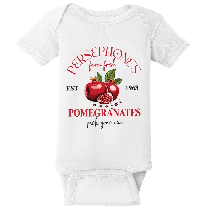 PersephoneS Pomegranates Greek Mythology Baby Bodysuit