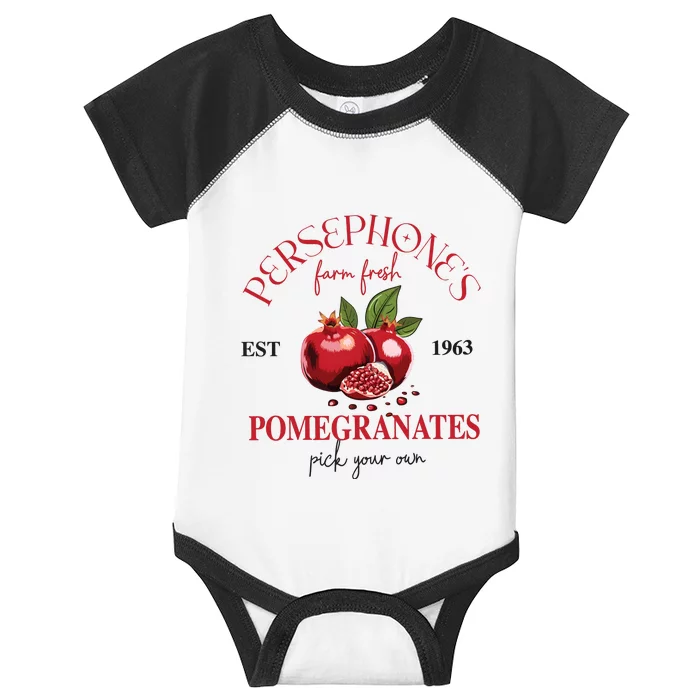 PersephoneS Pomegranates Greek Mythology Infant Baby Jersey Bodysuit