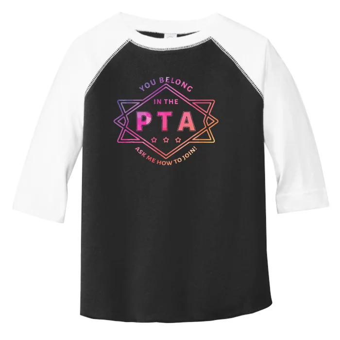 Pta Promotion Graphic School Parent Teacher Association Toddler Fine Jersey T-Shirt