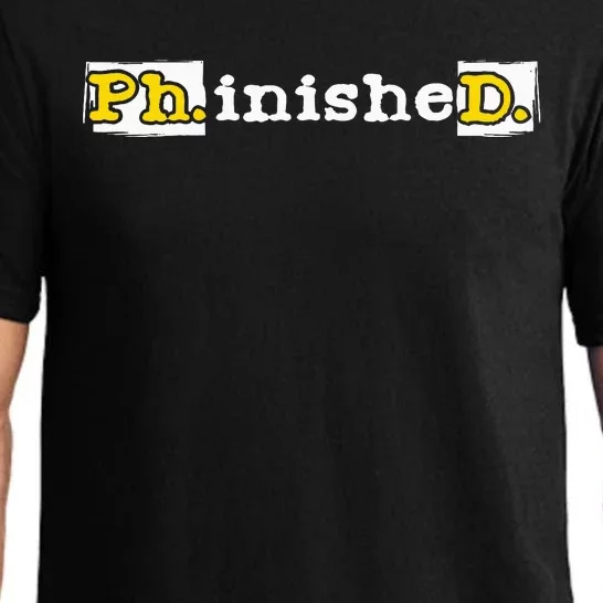 Ph.Inished. Phd Graduate Ph.D. Graduation Doctorate Degree Pajama Set