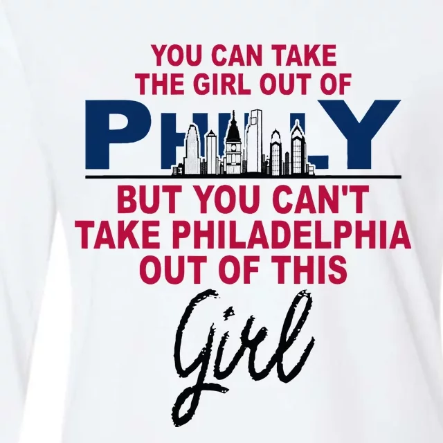 Proud Philadelphia Girl Moved From Philadelphia Womens Cotton Relaxed Long Sleeve T-Shirt