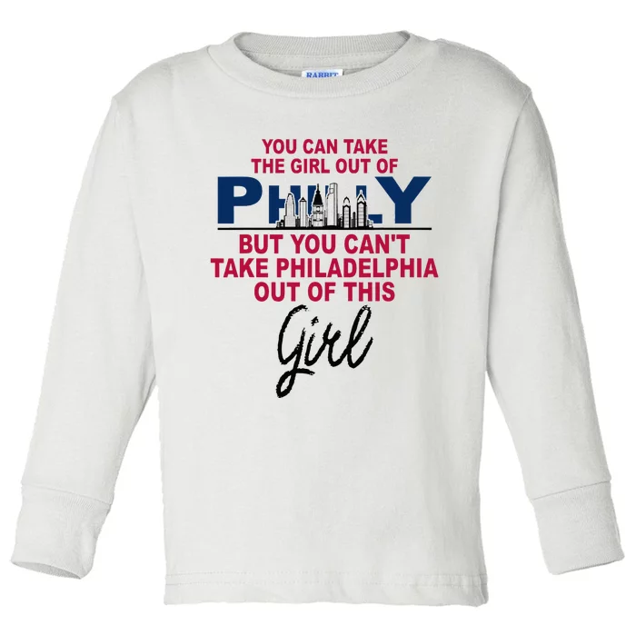 Proud Philadelphia Girl Moved From Philadelphia Toddler Long Sleeve Shirt