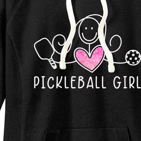 Pickleball, Pickleball Girl Tee, Pickleball Lover Women's Fleece Hoodie