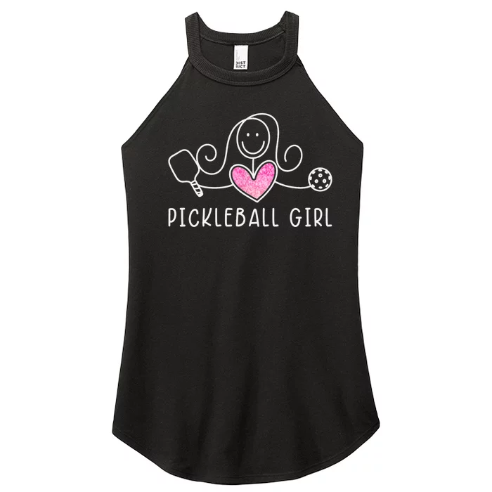 Pickleball, Pickleball Girl Tee, Pickleball Lover Women’s Perfect Tri Rocker Tank