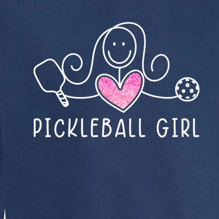 Pickleball, Pickleball Girl Tee, Pickleball Lover Garment-Dyed Sweatshirt