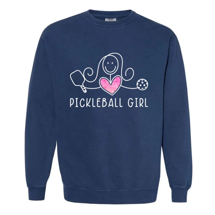 Pickleball, Pickleball Girl Tee, Pickleball Lover Garment-Dyed Sweatshirt