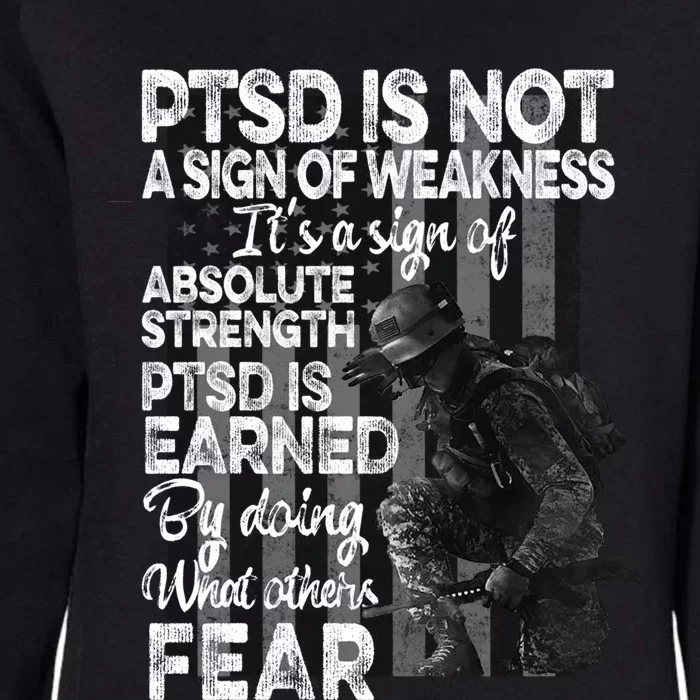 Ptsd Postgreat Gifttraumatic Stress Disorder Strength Awareness Gift Cute Gift Womens California Wash Sweatshirt